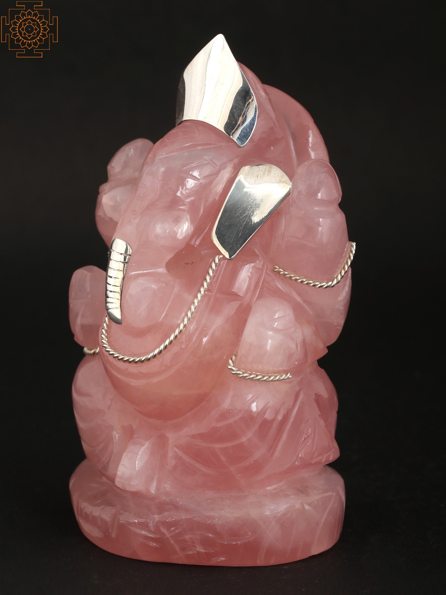 Rose Quaartz Ganesh 2 Rose Quaartz Ganesh 2