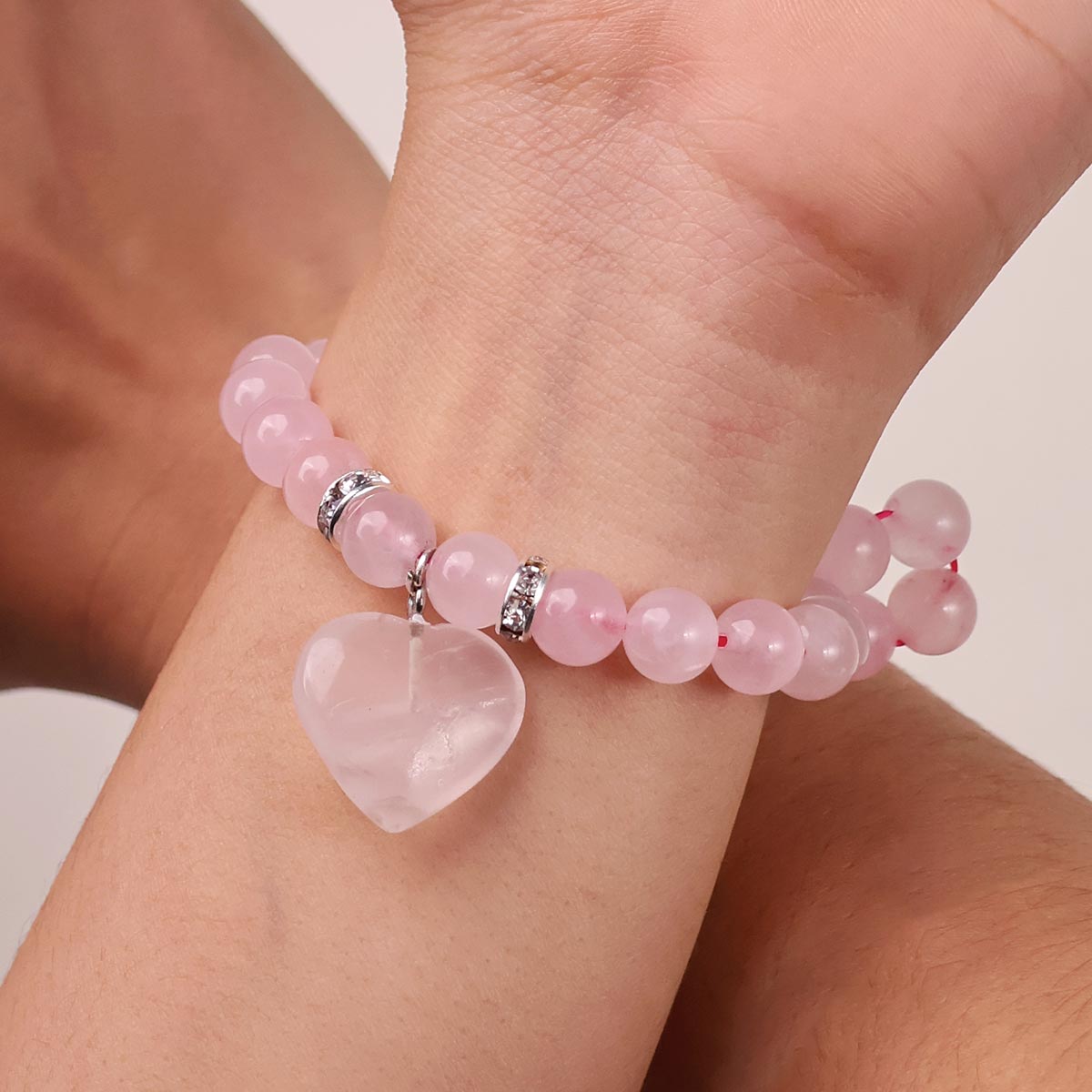 Rose-Quartz-Bracelet Rose-Quartz-Bracelet